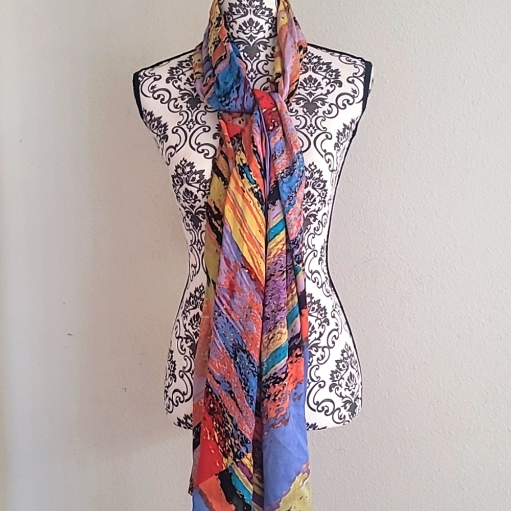 💛 CYNTHIA ROWLEY SCARF & WRAP 💛 - Picture 2 of 7